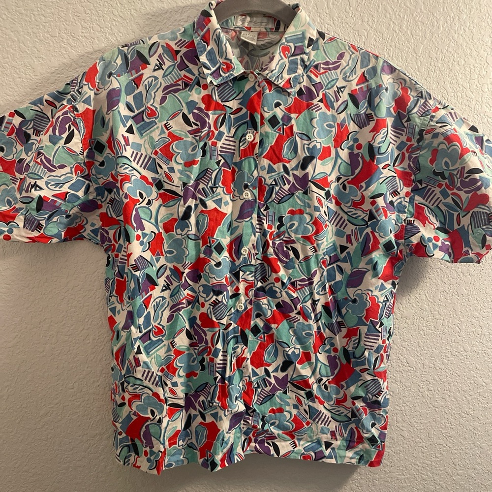 Floral Multicolor Print Shirt